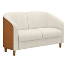 Sofá 2 Lugares 120cm Dolar Courino Caramelo | Boucle Suave Of